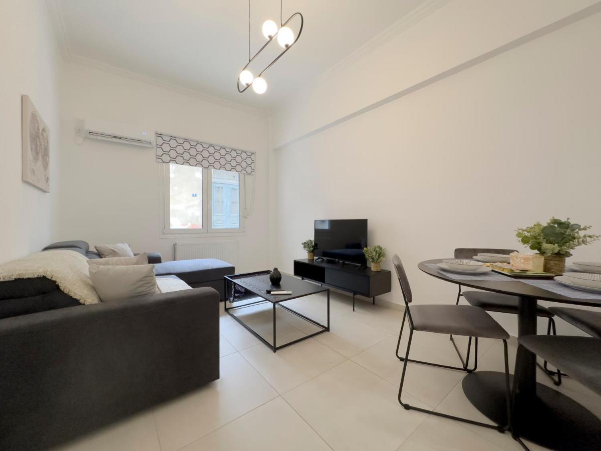 Aventura Comfortable 90Sqm Apt In Kato Patisia Apartment Athena Bagian luar foto