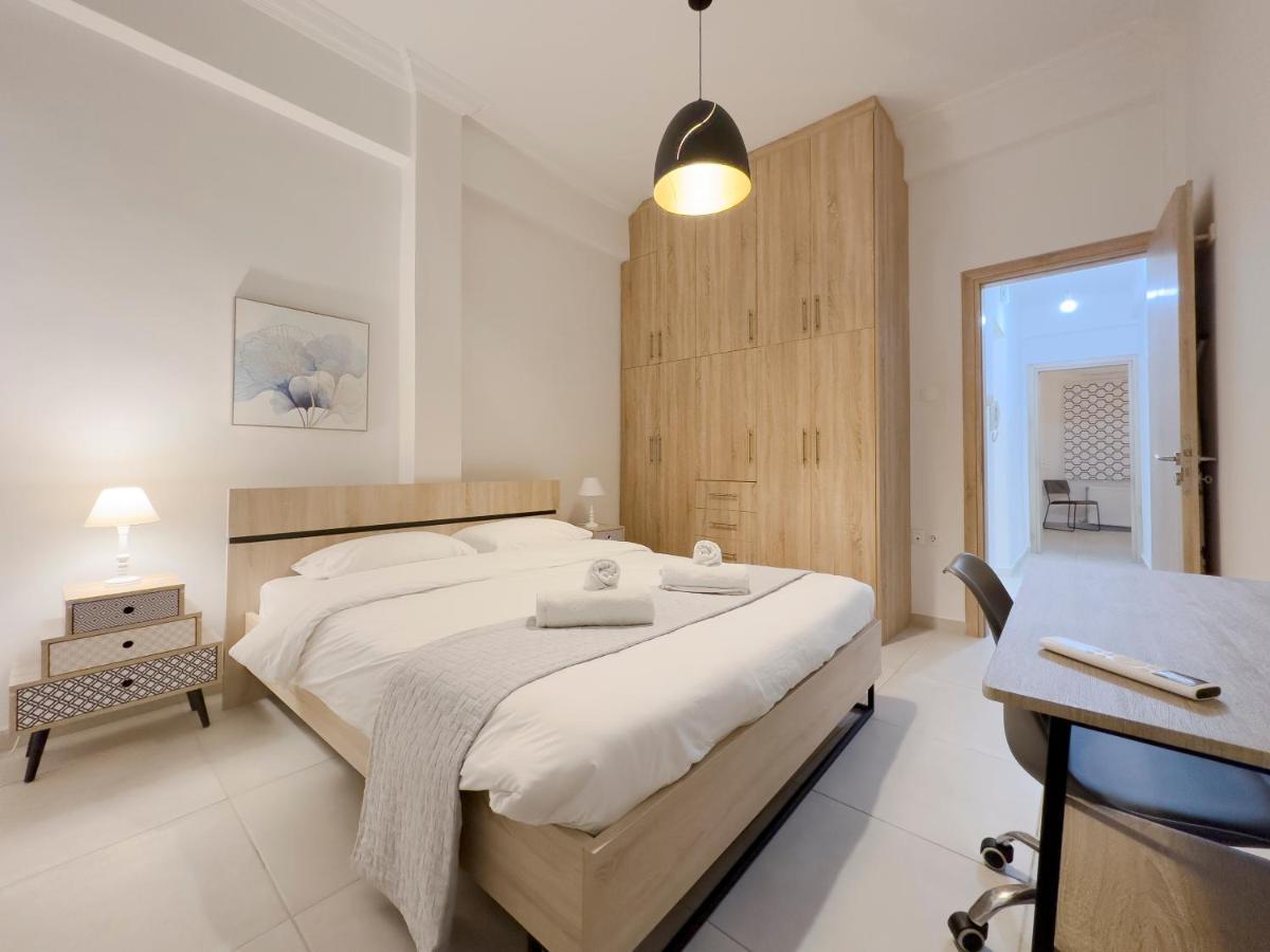 Aventura Comfortable 90Sqm Apt In Kato Patisia Apartment Athena Bagian luar foto