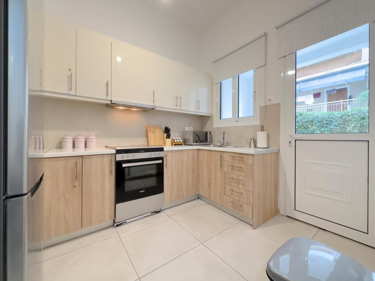 Aventura Comfortable 90Sqm Apt In Kato Patisia Apartment Athena Bagian luar foto