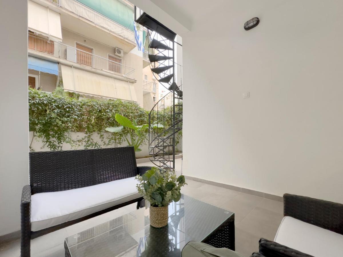 Aventura Comfortable 90Sqm Apt In Kato Patisia Apartment Athena Bagian luar foto